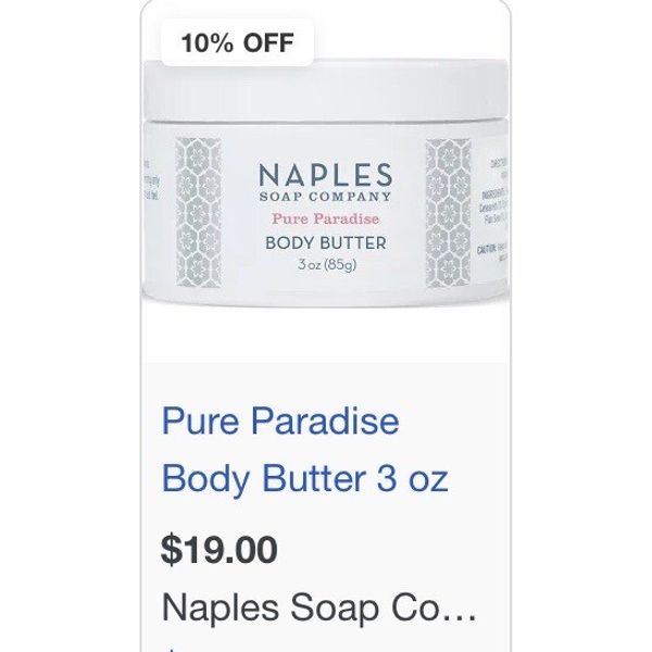 Naples Soap Company Salt Scrub NEW