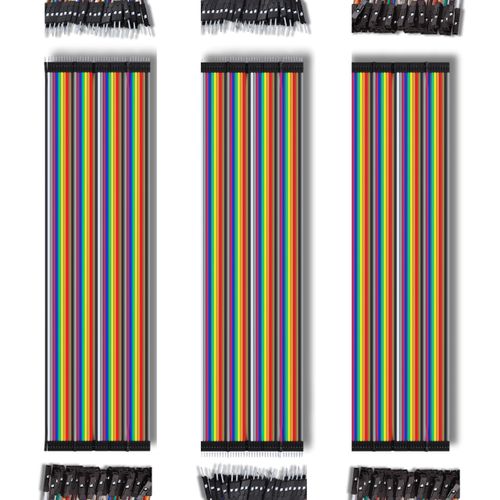 AZDelivery ⭐⭐⭐⭐⭐ 3x 40 Pieces Jumper Wire Cables M2M / F2M / F2F for Arduino and Raspberry Pi