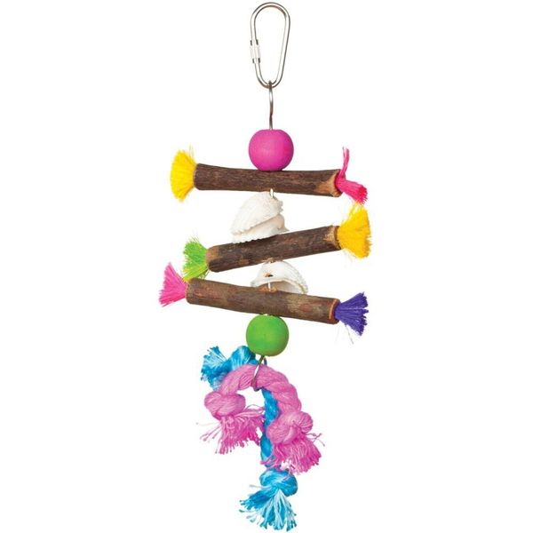 Prevue Pet Products Tropical Teasers Shells & Sticks Bird Toy