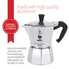 Bialetti - Moka Express: Iconic Stovetop Espresso Maker, Makes Real Italian Coffee, Moka Pot 3 Cups (4.3 Oz - 130 Ml), Aluminium, Silver