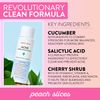 Peach Slices | Acne Exfoliating Toner | 2% Salicylic Acid | AHA+BHA Exfoliation | Facial Cleanser | Calms & Soothes | Prevents Breakouts | Alcohol & Sulfate Free | Skin Care for Women & Men | 4 Oz