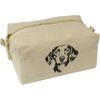 'Dachshund Portrait' Canvas Wash Bag/Makeup Case (CS00042931)