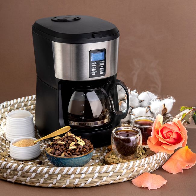 Mixpresso Single Cup Coffee Maker, Personal Single Serve Coffee Machine,  Compatible with KCup, Quick Brew Technology, Programmable Features, One  Touch