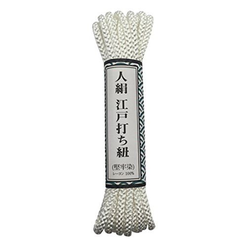 yutaka 江戸 Knuckle String 中丸 Approximately/3 m White AR1123