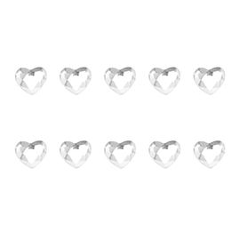 POPETPOP Teeth Jewelry Tooth Gems Kit Removable Tooth Ornaments Teeth  Diamond for DIY Tooth Decor Nails Decor 10pcs White