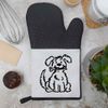 'Dog With Bone' Oven Glove/Mitt (OG00008608)