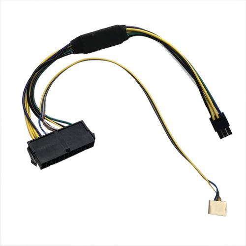Suyitai 24-Pin to 6Pin Power Supply Adapter Cable Replacement for HP Elite 8100 8200 8300 800G1 /Compaq 8300 6200 Pro MT / Z220, Z230, Z240