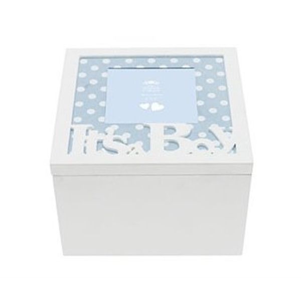 Baby Boy Keepsakes Box