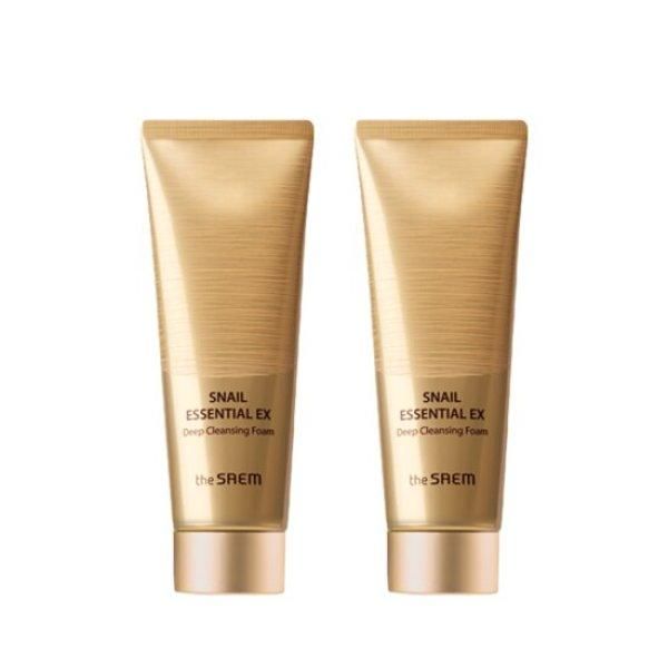 The Saem Snail Essential EX Deep Cleansing Foam 150g (2 pieces)