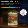 Smart Betta Fish Tank 1.5 Gallon Aquarium kit self Cleaning, Filter LED Light...