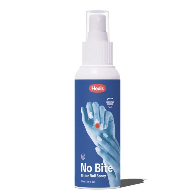 Healr No Bite Bitter Nail Spray, 100ml - Travel Friendly Spray for Adults and Children - Stop Nail Biting and Chewing - Protect and Strengthen Nails - Scientific Alternative to Nail Biting Polish