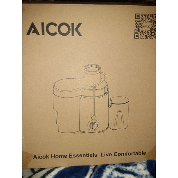 AICOK AMR516 Professional 400 Watt Whole Fruit Juicer Extractor, Stainless