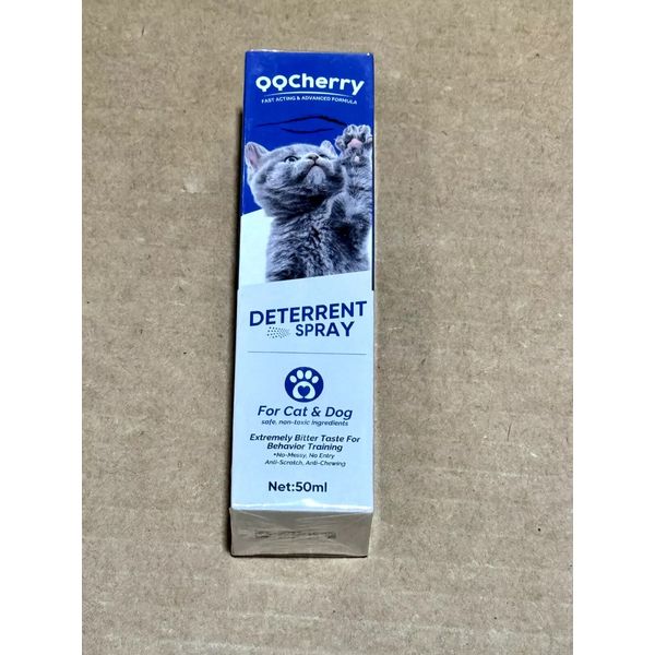 Qq Cherry Dog&Cat Deterrent Spray - Safe Natural Formula  50ml