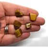 Tiger Eye (Gold) Mini Crystal Tumbled Stones - 10 Pc
