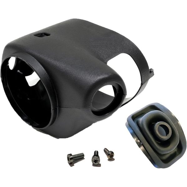 YOT New Upper & Lower Steering Column Shroud for Tilt Steering + Shift Boot for Column Shift Automatic Transmission (2000 Silverado)