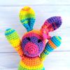 Crochet Kit - Lollipop the Rainbow Bunny Complete Beginner Kit - Learn to Crochet
