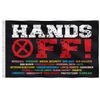 Hands Off Flag 3X5FT,Hands Off Protest Social Security And Medicare Protest Outdoor Flags, Rustic Flag.
