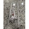 JUSJUBR Plug-in Under Cabinet Lighting, 2pcs 12 Inch Dimmable Closet Light, Cold