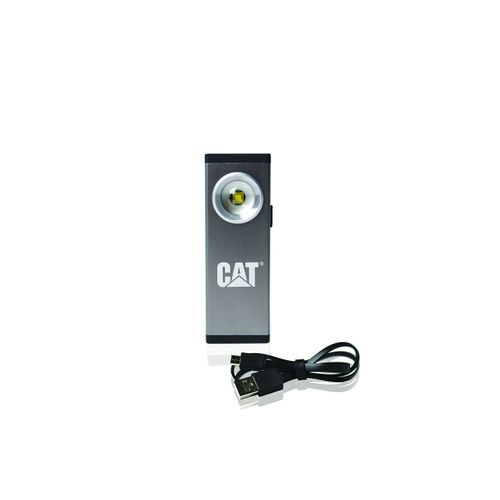 Cat Work Lights Cat CT5115 Gun Metal 200 lm Rechargeable Pocket Spot Light with Magnetic Base