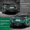 Black Car Rear Bumper Diffuser Lip Spoiler Splitter Kit For Mazda 6 2003-2021