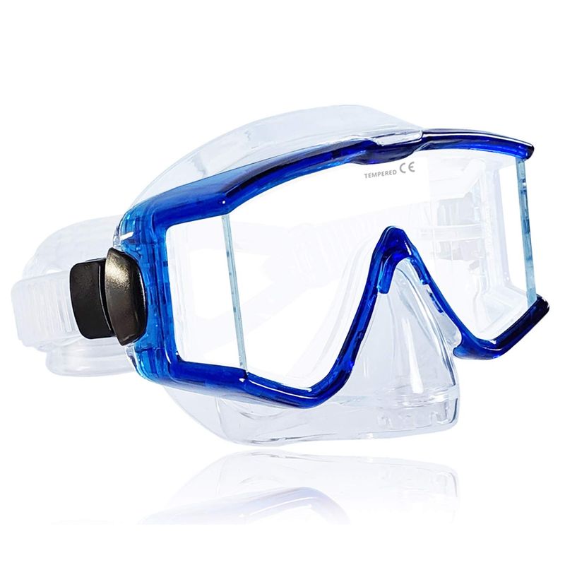 Tilos Single Lens Panoramic Large Wide View Mask for Scuba Diving ...