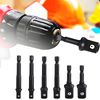 GIONAR 6PCS Impact Socket Adapter Set, 1/4, 1/2, 3/8 Inch Impact Driver Socket Adapter Conversion Kit, Drill Socket Adaptor for Wrench & Hand Tools, Impact Socket Adapter Set for Daily Use