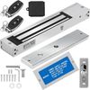 Electromagnetic Door Lock Kit Waterproof Aluminum Security Remote Control 600lb