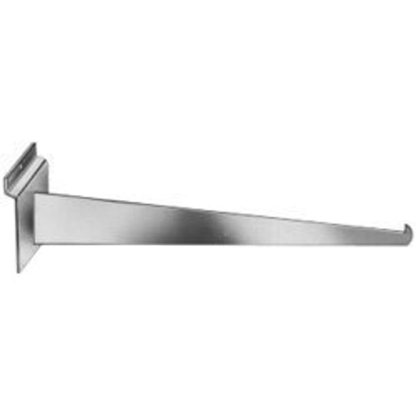 12" Shelf Bracket for Slatwall -White -Box of 48