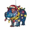 Acrylic Hippo Ornament - Christmas Decor for Tree, Lovers Gift