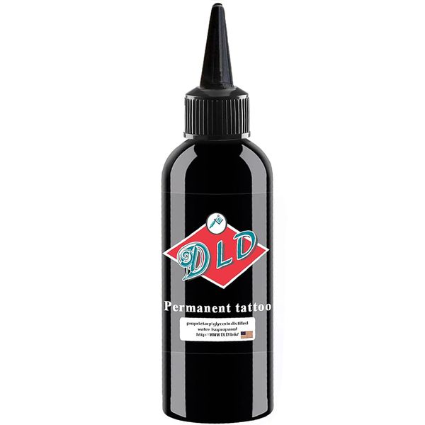 UMIKAkitchen – Tattoo Ink Multipurpose Tattoo Pigment, Tattoo Ink Vegetarian Tribal, Micro Blade Pigment Tattoo Ink Deep Black Professionelles Tattoo-Zubehör (True Black) (230ml)