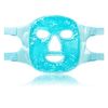 CatMoz Gel Face Mask, Cooling Sensation, Soothes Skin, Relieves Swelling, Hot and Cold Beauty Pack, Reusable (Blue)