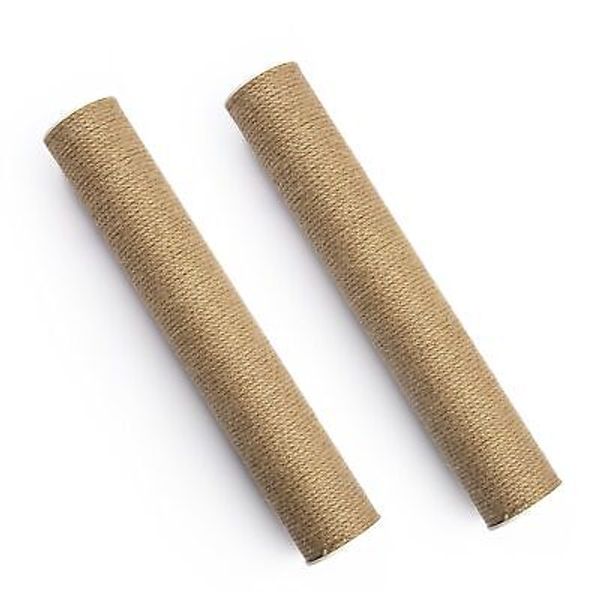 2-Pack 17in Cat Tree Scratching Post Replacement Natural Jute Pole cat Scratc...