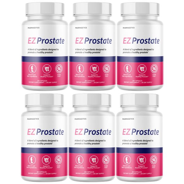 EZ Prostate Capsule to Aid Prostate Health & Urinary Functions - 6 Bottles
