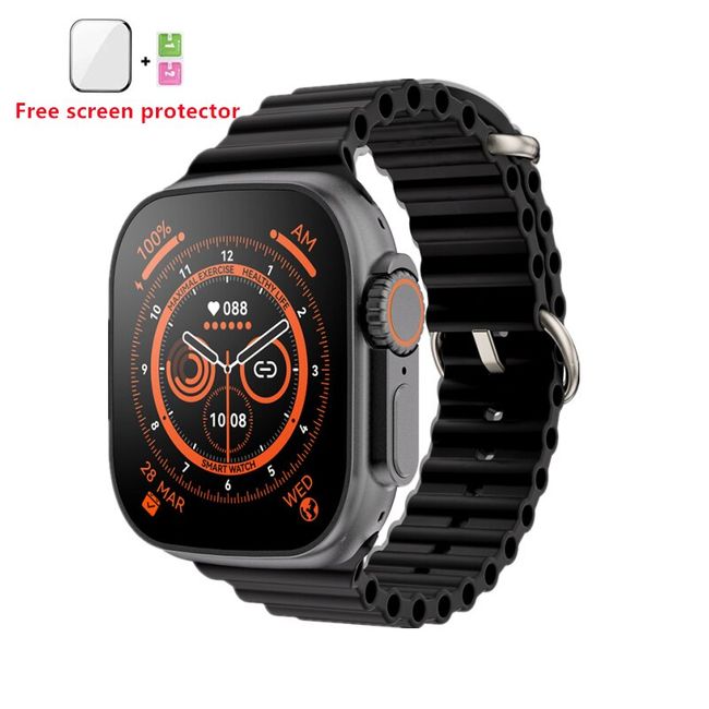 Smart Watch Ultra Series 8 Nfc Smartwatch Men Women Bluetooth Call  Waterproof Wireless Charging Hd Screen For Apple Xiaomi