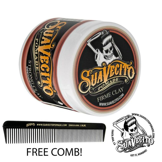 Suavecito Firme Clay Pomade 4 oz. Can