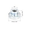sourcing map Knurled Thumb Nuts, 25Pcs M4x0.7mm Iron Round Knobs Fasteners for 3D Printer Parts, Silver Tone