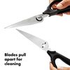 OXO Good Grips Kitchen & Herb Stainless Steel Scissors, Silver/Black