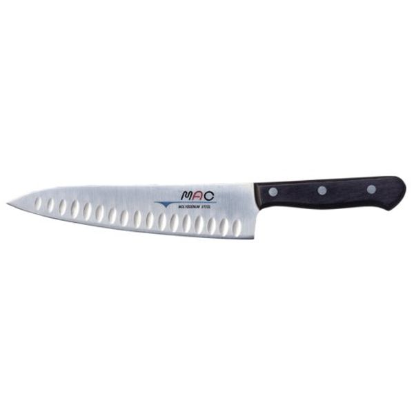 Mac Knife Series Hollow Edge Chef's Knife, 8-Inch, 8 Inch, Silver