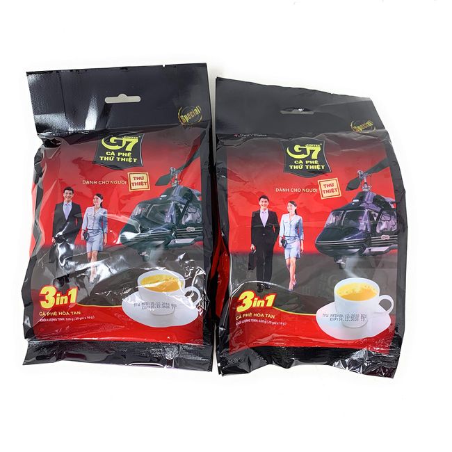 G7 Instant Coffee 3 in 1, Ca Phe Thu Thiet 320g, 2 Pack - EveryMarket