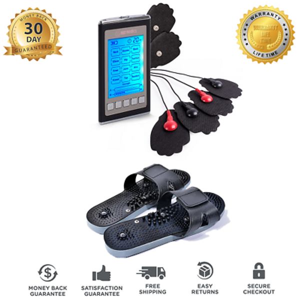 Tens Unit Muscle Stimulator Electro Pulse Therapy Full Body Pain Relief Device