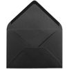 C7 envelopes, pointed flap, wet glue 50 Umschläge 39 - Schwarz