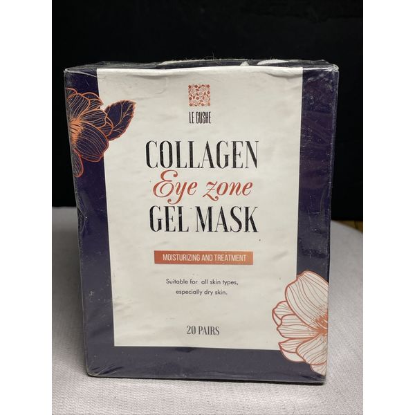 Le Gushe Collagen Eye Zone Gel Mask Moisturizing & Treatment 20 Pairs Exp. 06/24