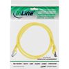 InLine® Patch Cable, S/FTP (PiMf), Cat.8.1, 2000 MHz, Halogen-Free, Copper, Yellow, 0.5 m