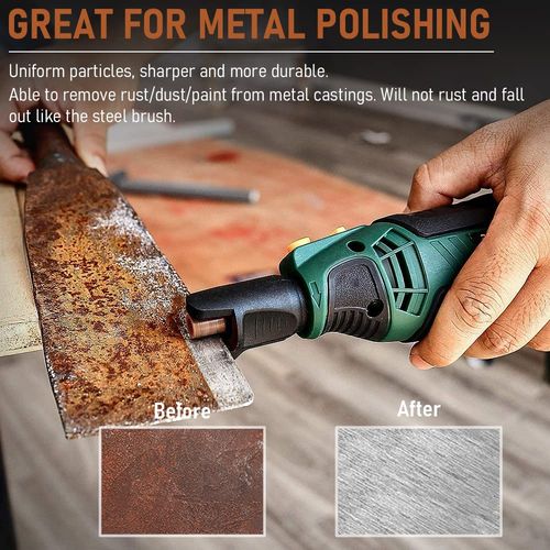 Abrasive Mounted Stone Grinding Wheel Head, 42 Pcs Sanding Drill Bit with 1/8 Inch Shank for Compatible with Dremel Rotary Tool for Grinding Stone Jade Mold Metal