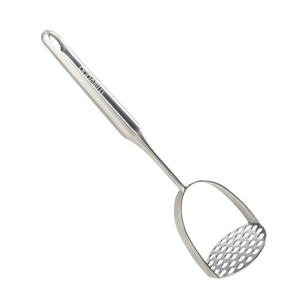 Millvado Potato Masher Stainless Steel, Hand Smasher Kitchen Tool For Potatoes, Sweet Potatoes, Avocado, Beans, Large, Heavy Duty Metal Mashing Utensil, 12.5" Dishwasher Safe