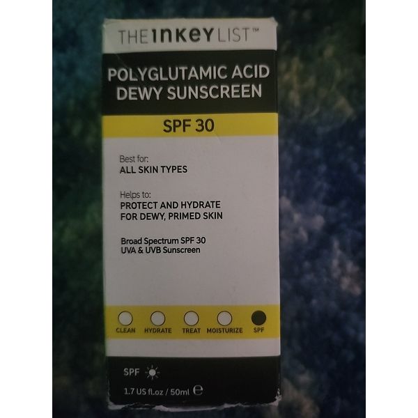 The INKEY List Polyglutamic Acid Dewy Sunscreen SPF 30 1.7 oz 50mL