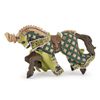 Papo Weapon Master Dragon Horse Toy, Green/Gold
