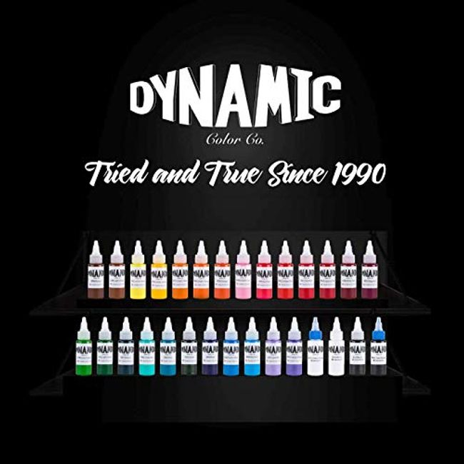 Dynamic Lemon Yellow Tattoo Ink – Professional Long Lasting Tattooing Inks 1 Ounce Bottle