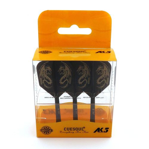 CUESOUL ROST Integrated Dart Shaft and Flights,big wing shape,Set of 3 pcs Dragon Pattern(CSAK-5JL1-S)