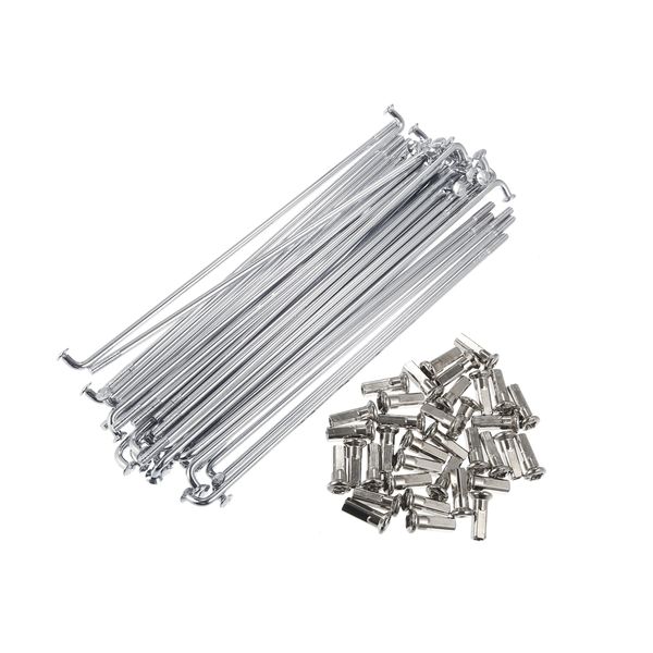 Hihaha 36pcs 3.5mm Thread Diameter 170mm Length Motorcycle Wheel Spokes Item Replacement Durable Material